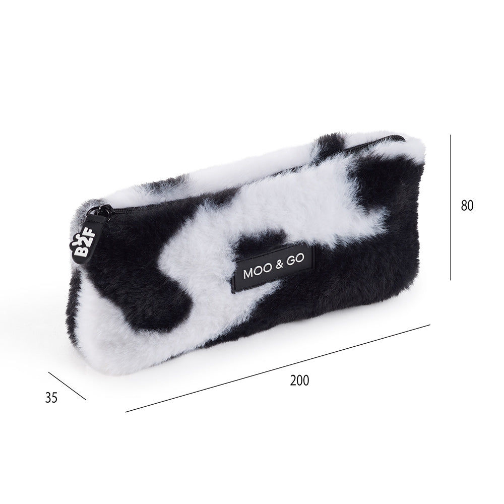 Estojo Peluche Moo/Go Preto