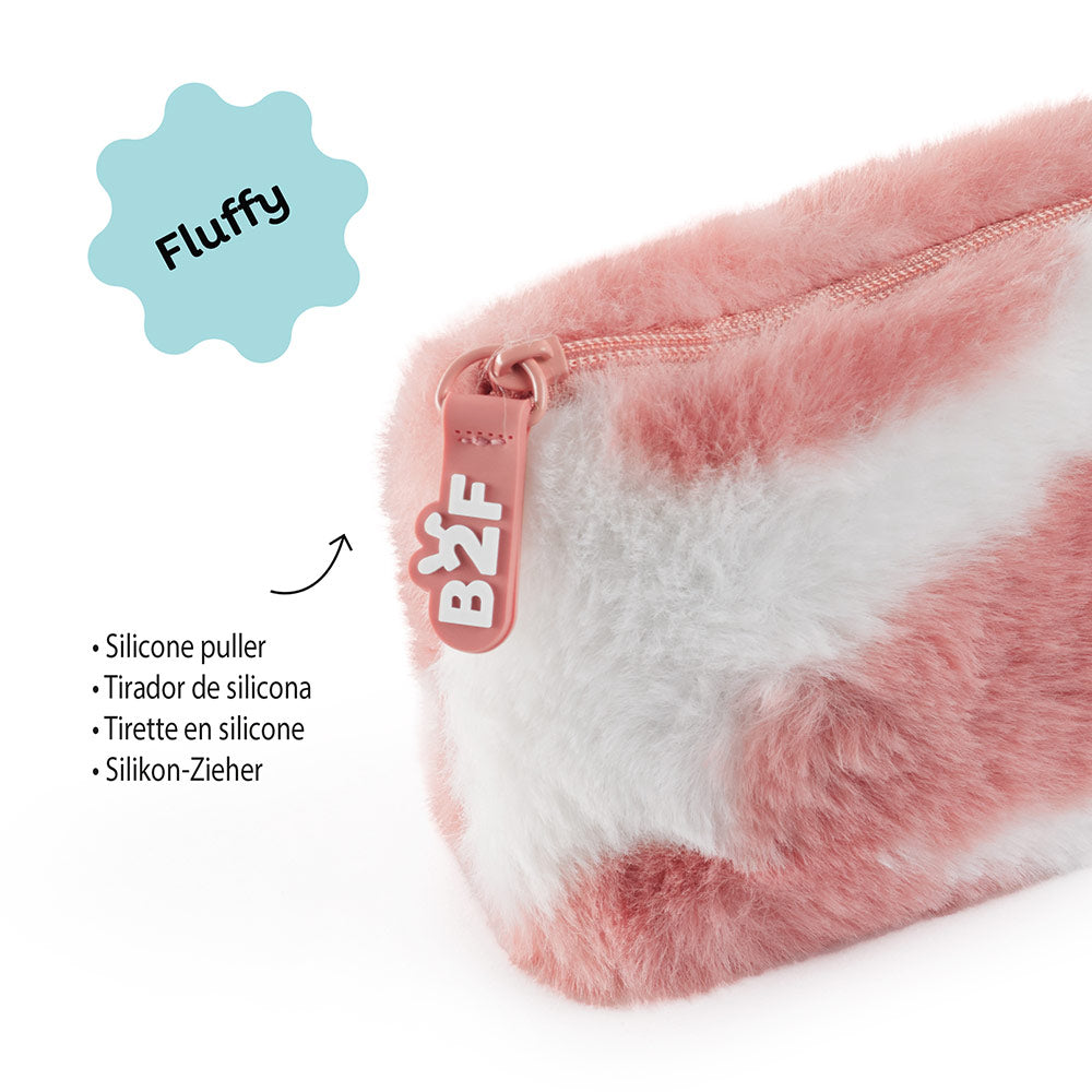 Estojo Peluche Moo/Go Rosa