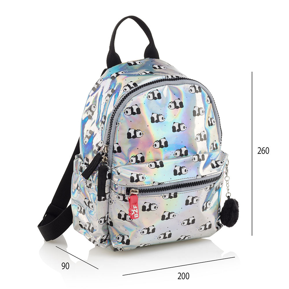 Mochila Infantil Mini Panda Holografica 5L