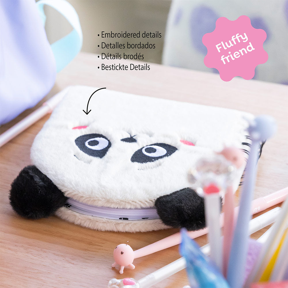 Bloco Espiral 160x160mm Liso Peluche Panda 80Fls 1un