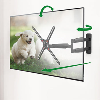 Suporte Parede TV 13-65 Pol 4 Movimentos Extra Longo