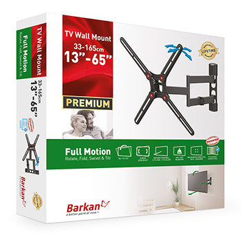 Suporte Parede TV 13-65 Pol 4 Movimentos
