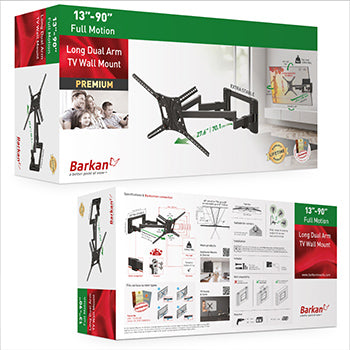 Suporte Parede TV 13-90 Pol 4 Movimentos Longo