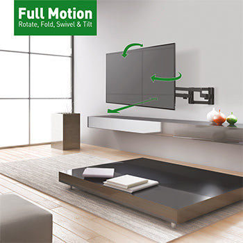 Suporte Parede TV 13-80 Pol 4 Movimentos Extra Longo