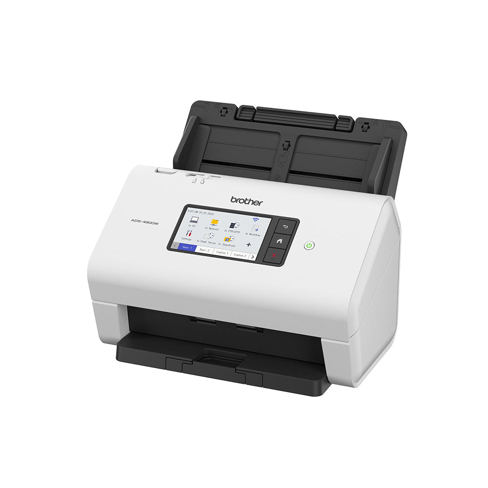 Scanner de Mesa Profissional ADS4900W Wi-Fi LAN NFC