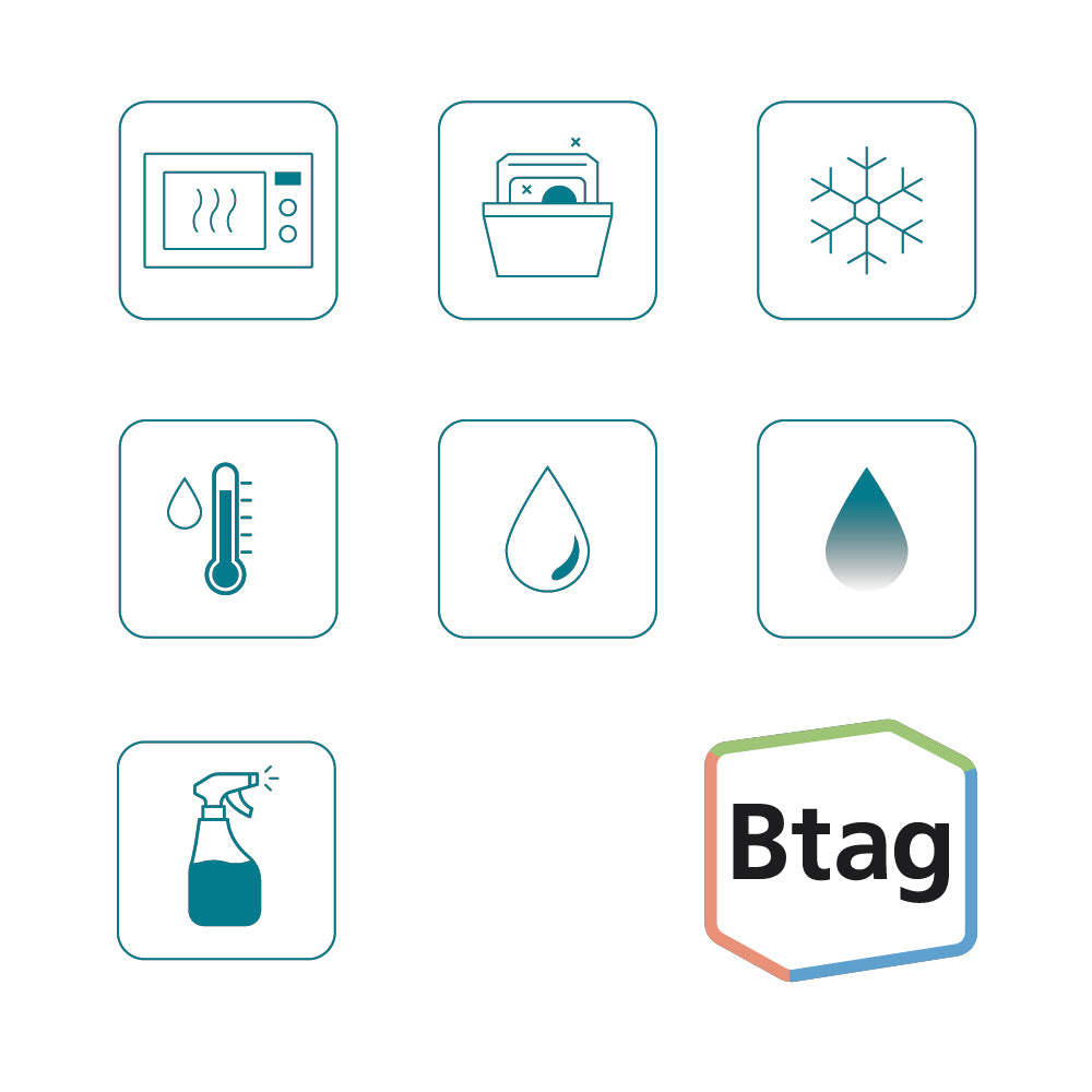 Fita Btag233 12mmx4mts Branco/Azul