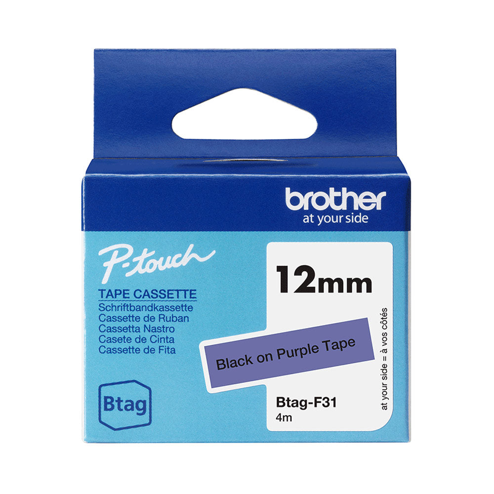 Fita Btagf31 12mmx4mts Roxo/Preto