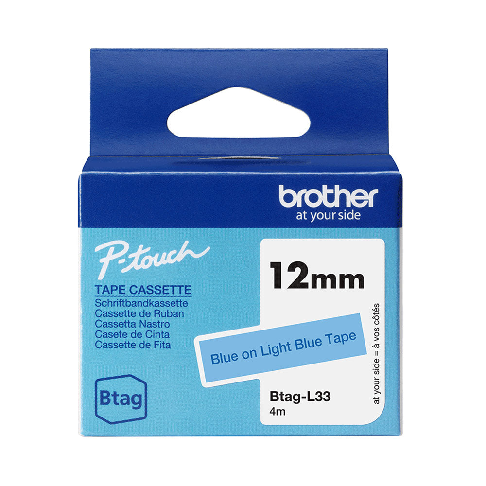 Fita Btagl33 12mmx4mts Azul Claro/Azul
