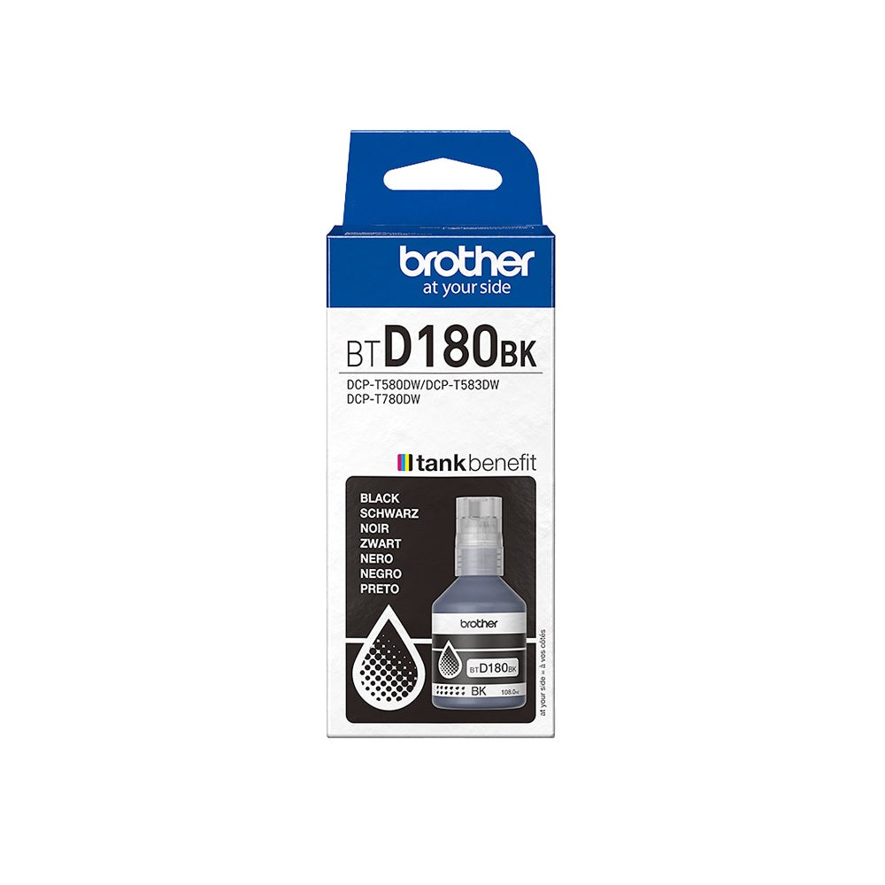 Tinteiro Brother BTD180BK Preto 7500 Pág.