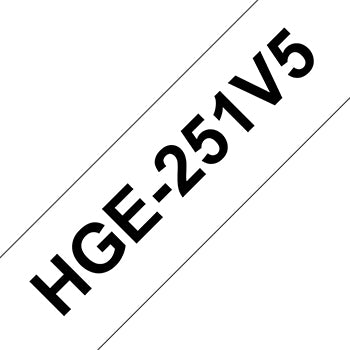 Fita AltaQualidade 24mmx8mts Branco/Preto 5un
