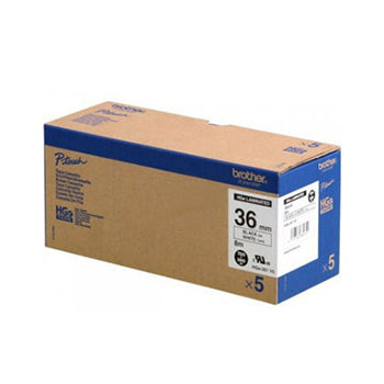 Fita AltaQualidade 36mmx8mts Branco/Preto 5un