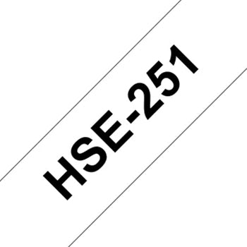 Fita Tubo Termo Retrátil 23.6mmx1.5m Branco/Preto