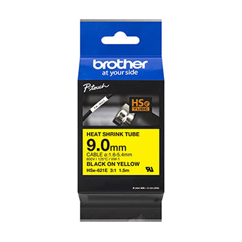 Fita Tubo Termo Retrátil 9mmx1,5m Amarelo/Preto