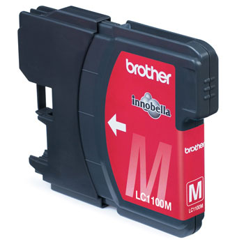 Tinteiro Brother LC1100M Magenta 5,5ml 325 Pág.