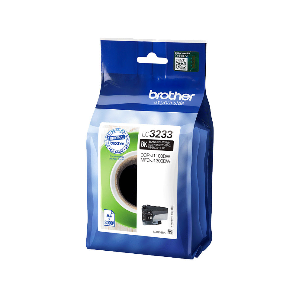 Tinteiro Brother LC3233BK Preto 3000 Pág.
