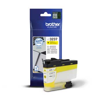 Tinteiro Brother LC3237Y Amarelo 1500 Pág.
