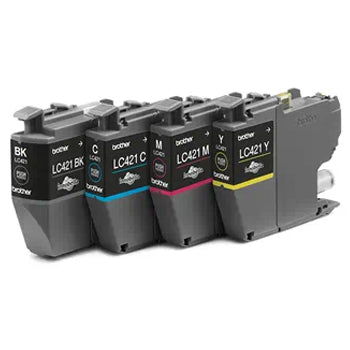 Pack Tinteiros Brother LC421VAL 4 Cores 200 Pág.