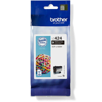 Tinteiro Brother LC424BK Preto 750 Pág.