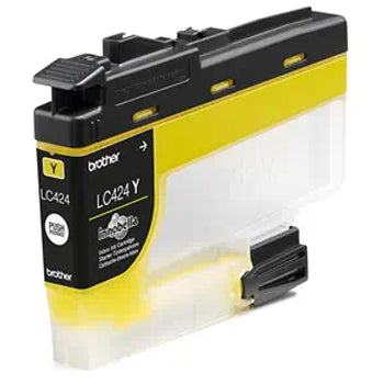 Tinteiro Brother LC424Y Amarelo 750 Pág.