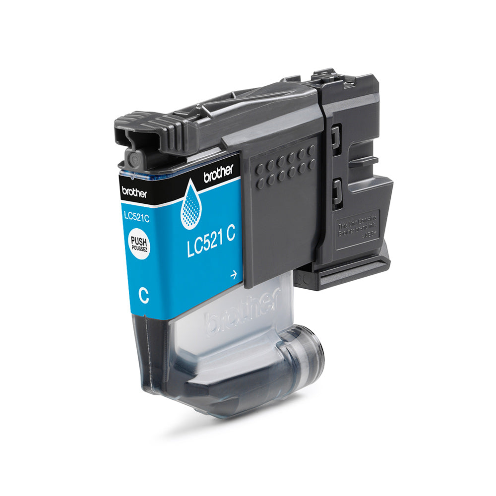 Tinteiro Brother LC521C Azul 500 Pág.