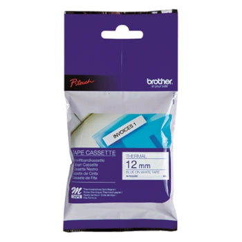 Fita Não Laminada 12mmx8mts Branco/Azul