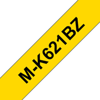 Fita Não Laminada 09mmx8mts Amarelo/Preto