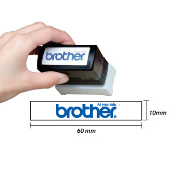 Carimbo 10x60mm Verde Brother PR1060G6P 6un