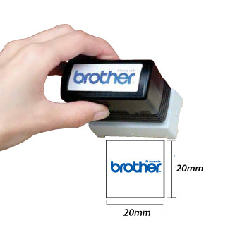 Carimbo 20x20mm Verde Brother PR2020G6P 6un
