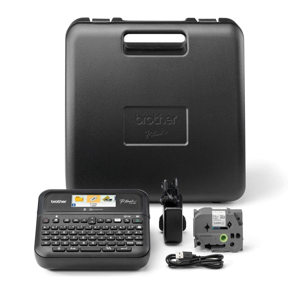 Rotuladora Secretária PT-D610BT Bluetooth USB-A