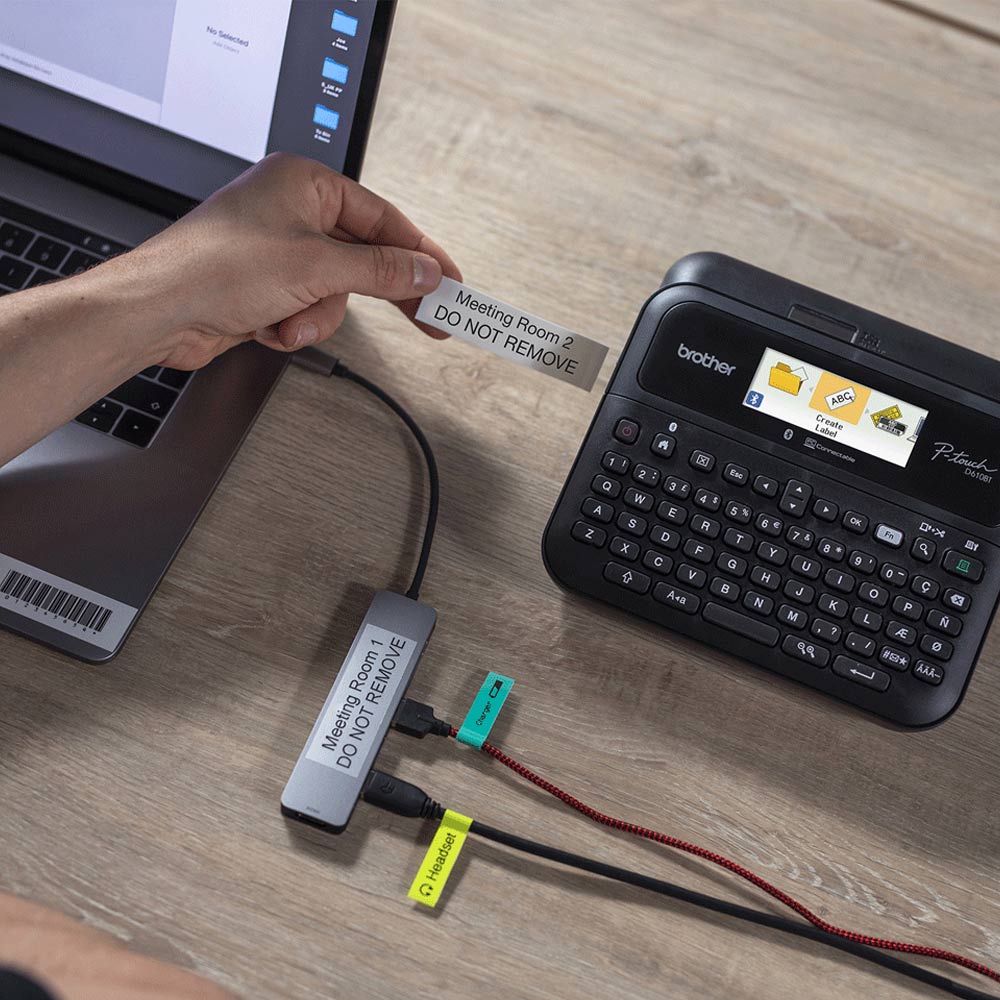 Rotuladora Secretária PT-D610BT Bluetooth USB-A