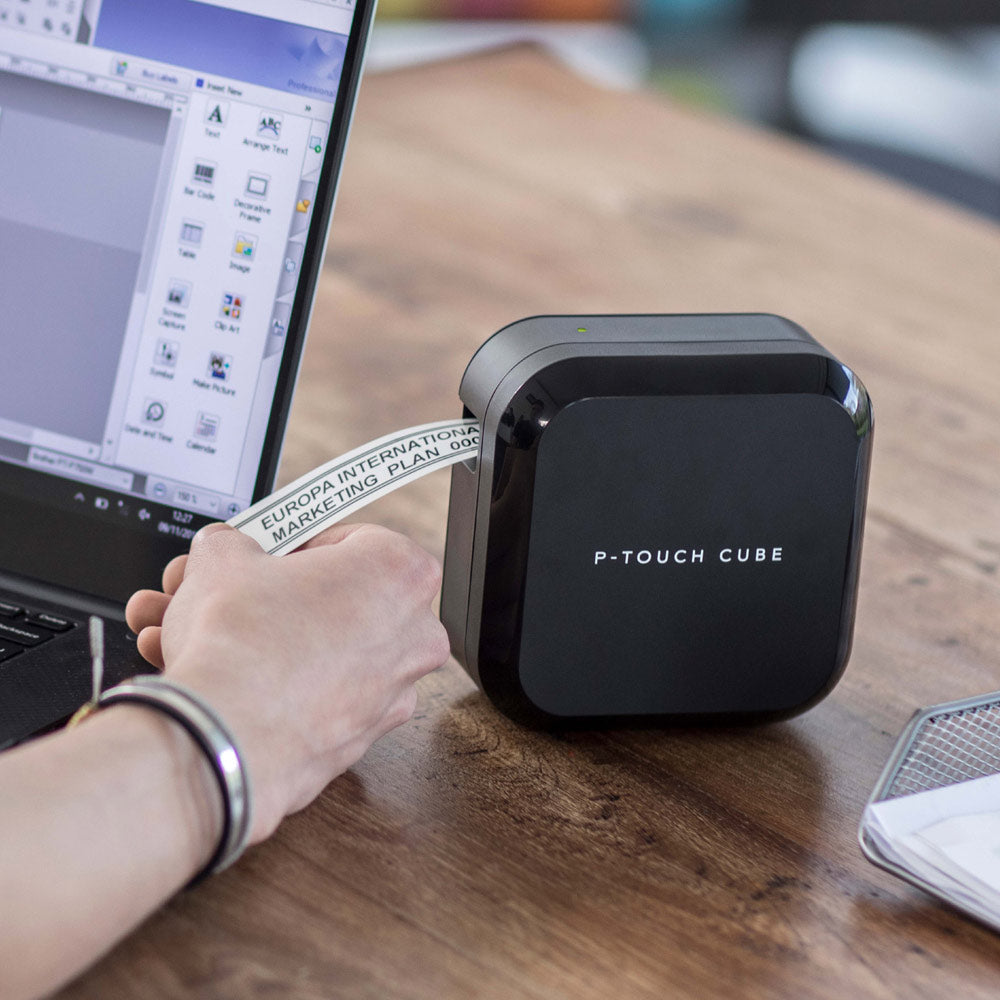 Rotuladora Casa e Escritório PT-P710BT Cube Bluetooth USB