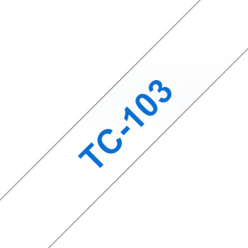 Fita Laminada 12mmx7,7mts Transparente/Azul