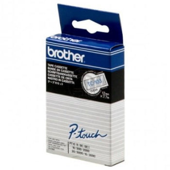 Fita Laminada 12mmx7,7mts Transparente/Azul