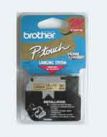 Fita Laminada 12mmx7,7mts Vermelho/Preto