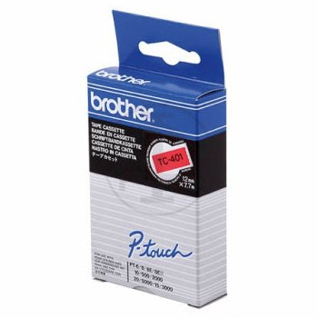 Fita Laminada 12mmx7,7mts Vermelho/Preto