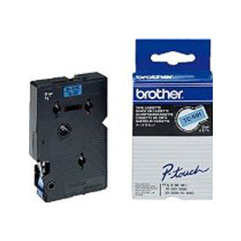 Fita Laminada 09mmx7,7mts Azul/Preto