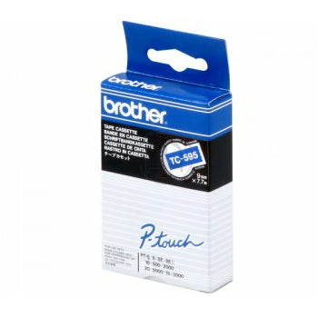 Fita Laminada 09mmx7,7mts Azul/Branco