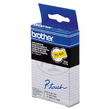 Fita Laminada 12mmx7,7mts Amarelo/Preto