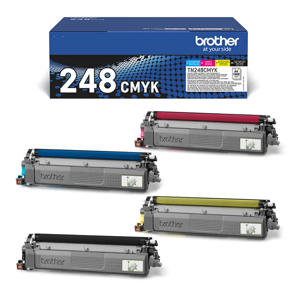 Pack Toners Brother TN-248VAL 4 Cores 1000 Pág.