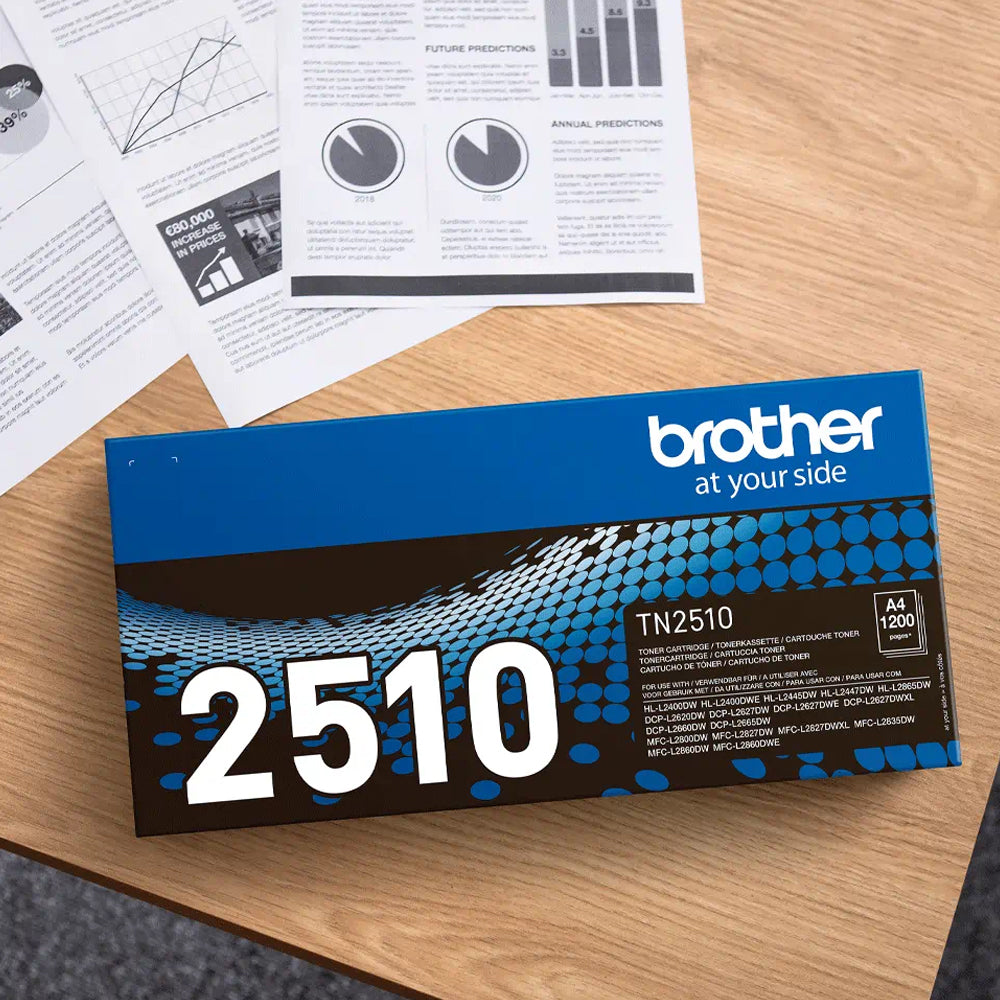 Toner Brother TN-2510 Preto 1200 Pág.