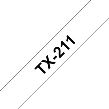 Fita Laminada 6mmx15mts Branco/Preto