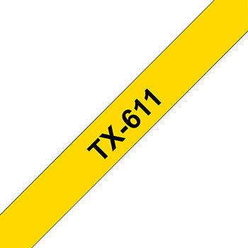 Fita Laminada 6mmx15mts Amarelo/Preto