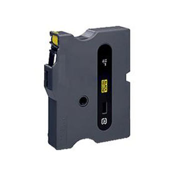 Fita Gravação 12mmx15mts Amarelo/Preto