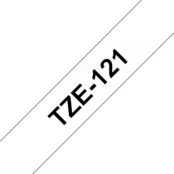 Fita Laminada 09mmx8mts Transparente/Preto