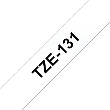 Fita Laminada 12mmx8mts Transparente/Preto