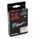 Fita Laminada 09mmx8mts Branco/Preto