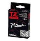 Fita Laminada 12mmx8mts Vermelho/Preto