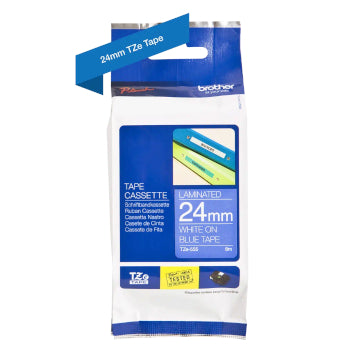 Fita Laminada 24mmx8mts Azul/Branco