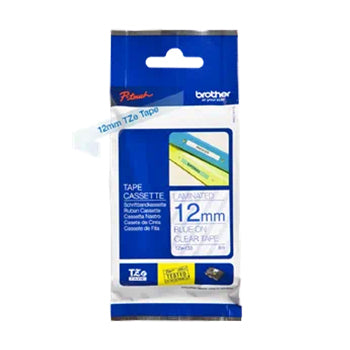 Fita Laminada 12mmx8mts Transparente/Azul