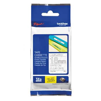 Fita Laminada 18mmx8mts Transparente/Branco